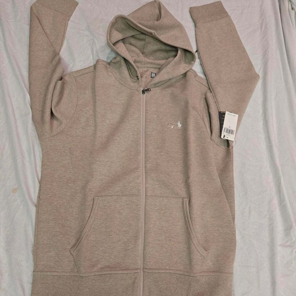 Polo-ralph-lauren Men's Grey and Tan Hoodie